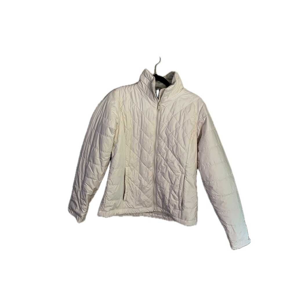 Columbia Cream Colored Puffer Jacket